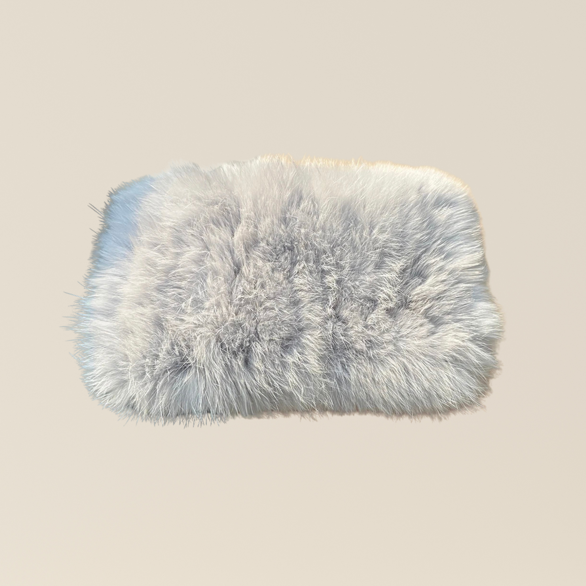Natural Fur Collar & Headband