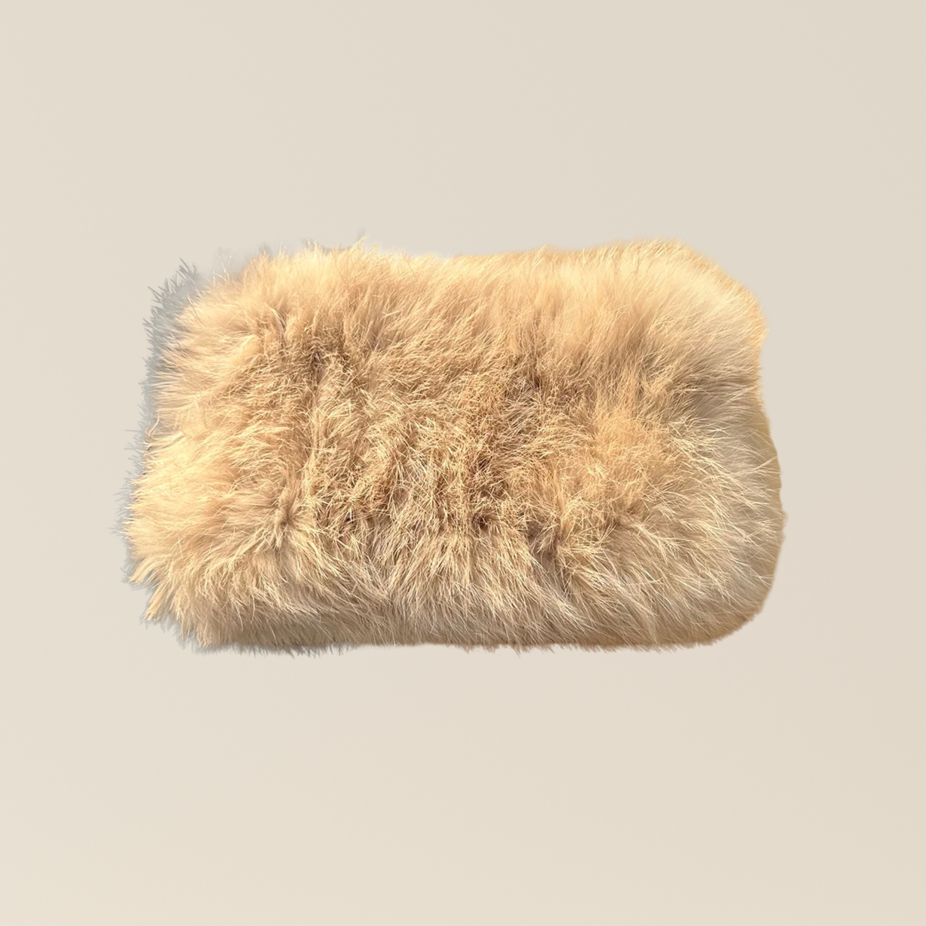 Natural Fur Collar & Headband