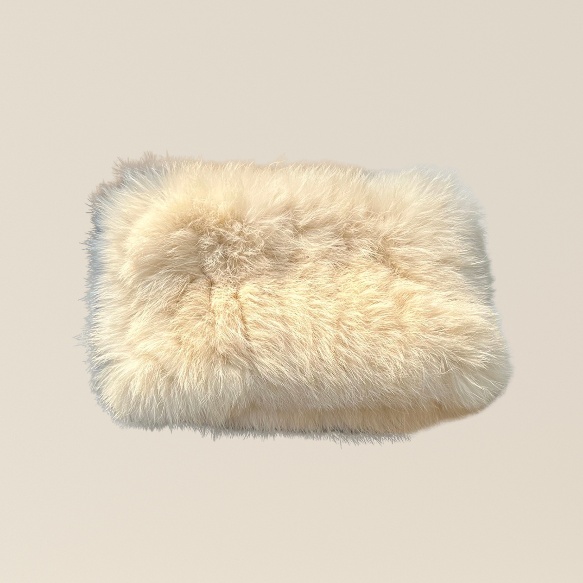 Natural Fur Collar & Headband