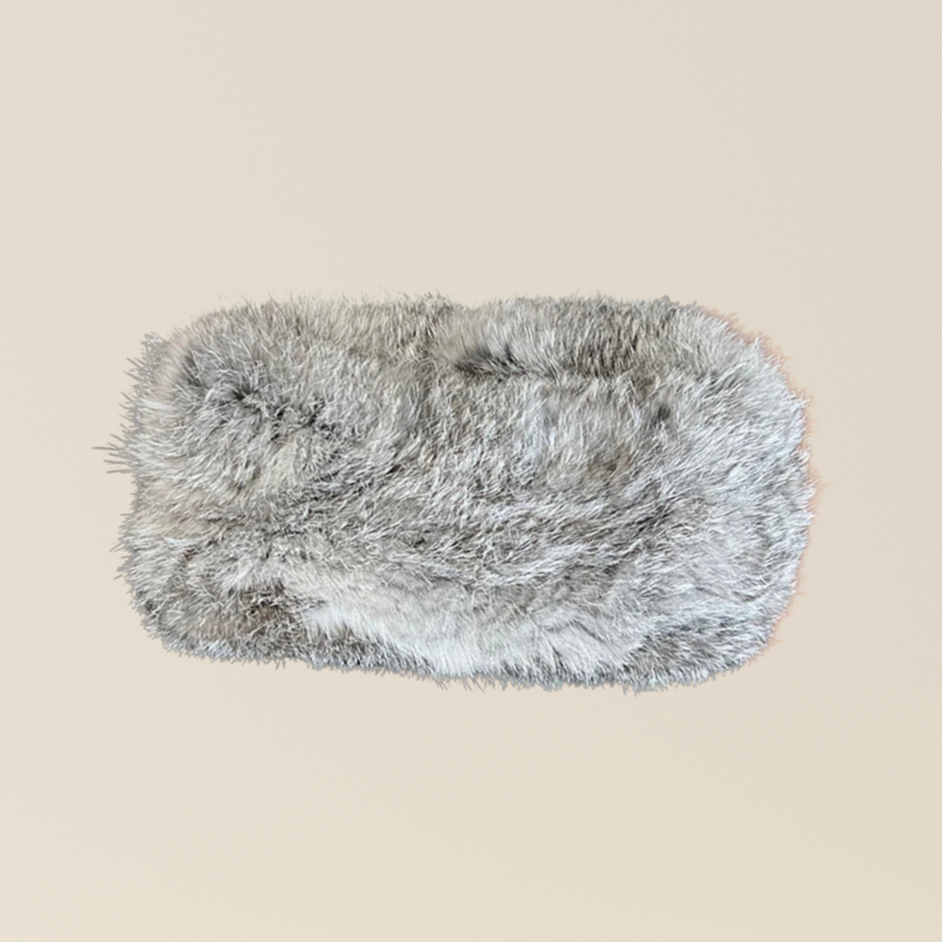 Natural Fur Collar & Headband