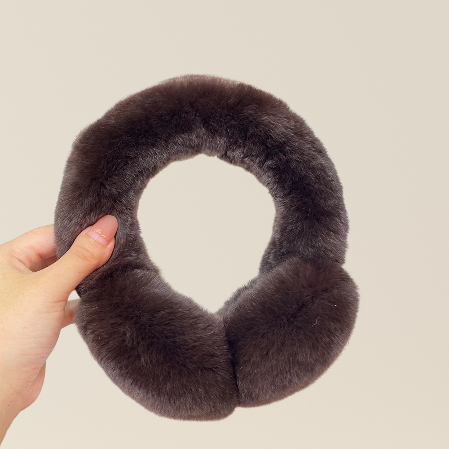 Natural Fur Earmuffs