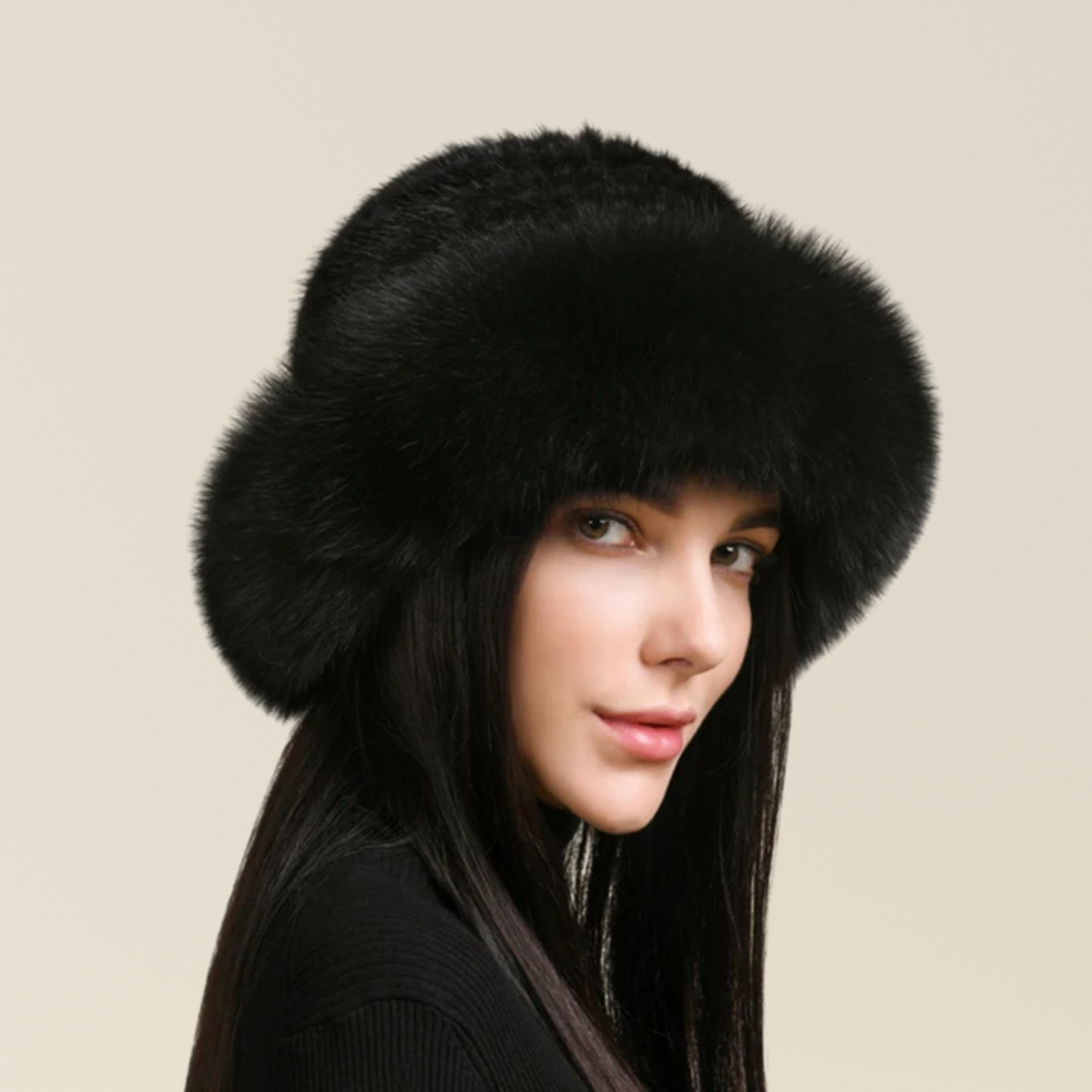 Natural Fur Hat (Beanie Style)