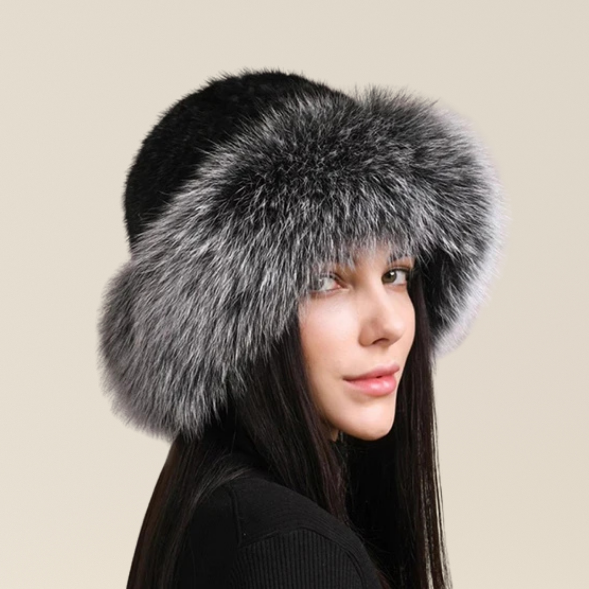Natural Fur Hat (Beanie Style)